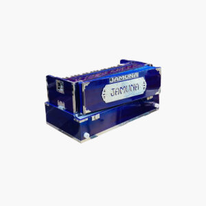 Jamuna special 2-line folding portable harmonium without stoppers