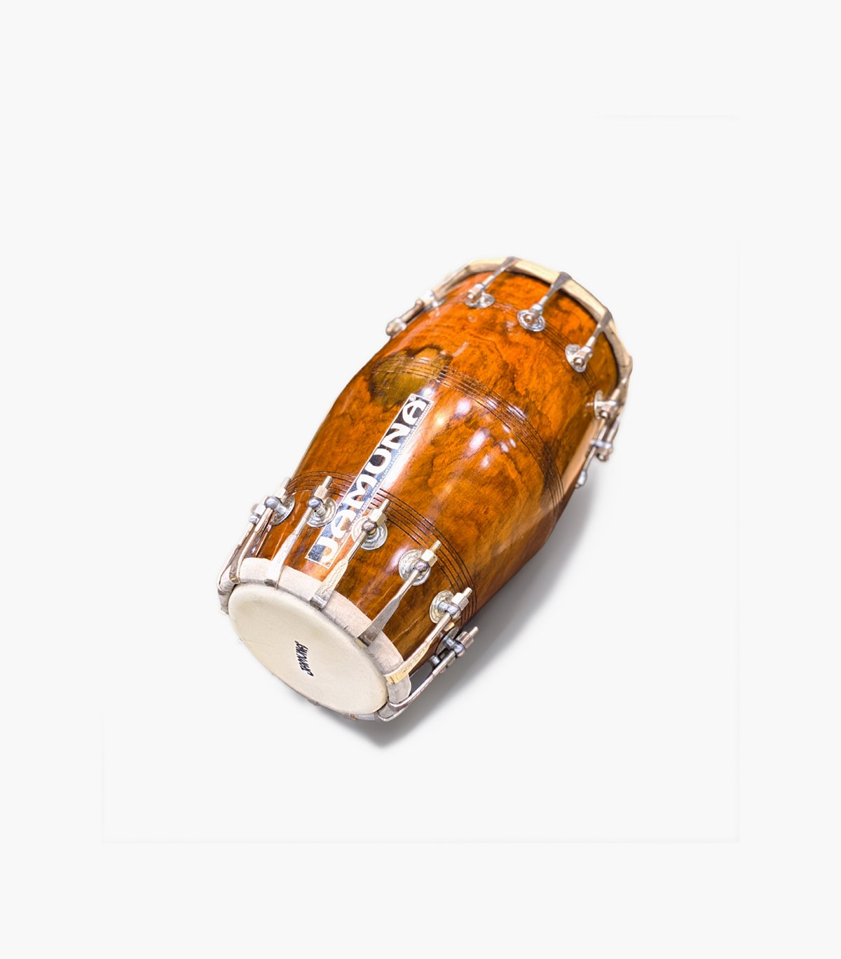 Jamuna Red Sheesham Wood Dholak | Handmade | Natural Finish | Premium Quality - Image 5