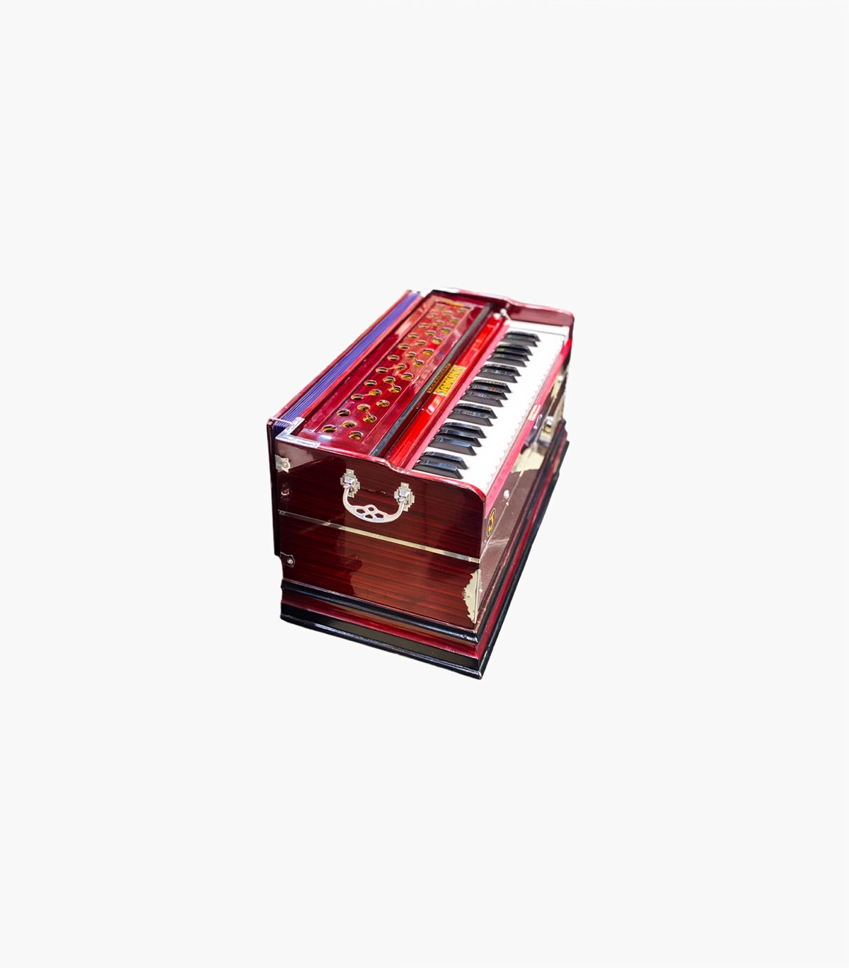 Jamuna 3 Line Harmonium with JAP Reed | Professional Model | Left Coupler | Without Stoppers - Image 4