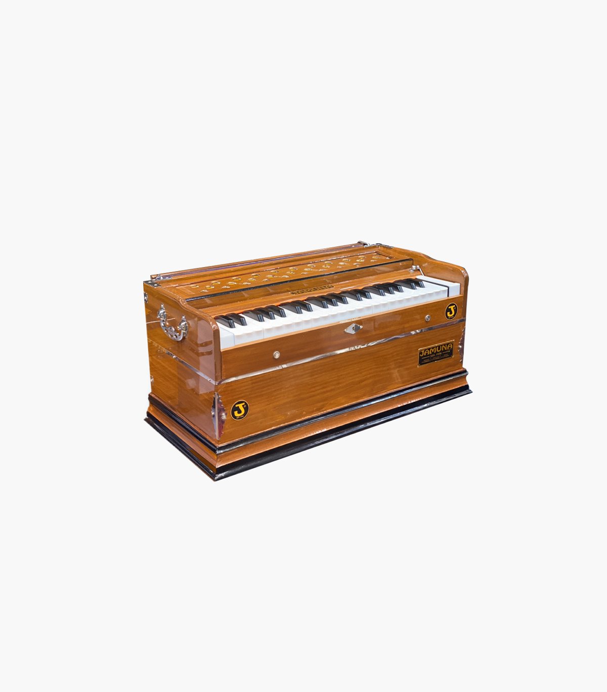 Jamuna Standing Harmonium | 3 Set Reeds | Left Coupler | Without Stoppers | Premium Quality - Image 3