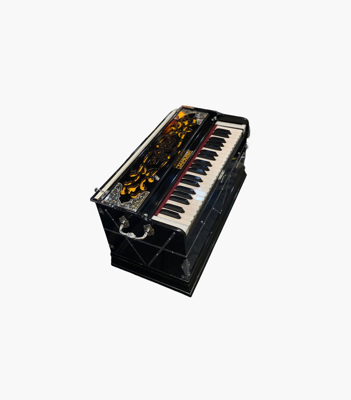 Jamuna Gold Series Qawwali Style Harmonium | Stage Performance Professional Harmonium - Image 2
