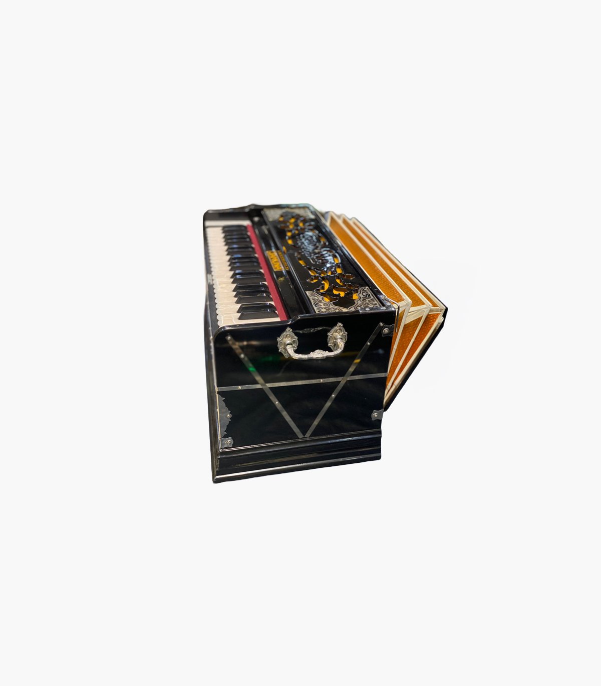 Jamuna Gold Series Qawwali Style Harmonium | Stage Performance Professional Harmonium - Image 3