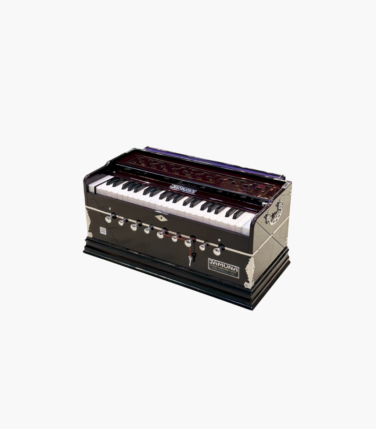Jamuna Standing Harmonium | 2 Line Bass Male Reeds | 3.5 Octaves | 9 Stopper | Baithi Kangi | Premium Quality - Image 3