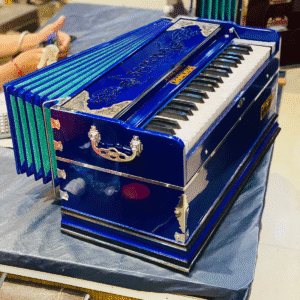 JAMUNA 3 Set Blue Special Standing Harmonium Gold Series