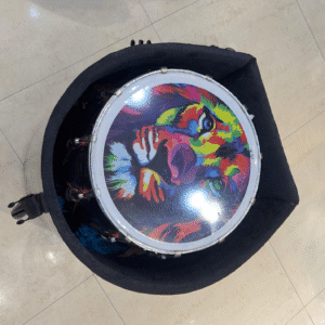 Black Dhol Hardcase with wheel