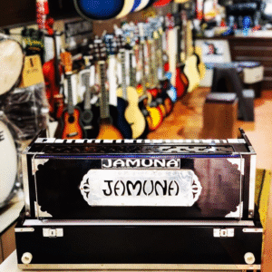 JAMUNA | 2 Line Khadi Kangi Khalsa Reeds (Vertical) | Portable Folding Without Stoppers Model Harmonium | JAMUNA The Soft Tone Series