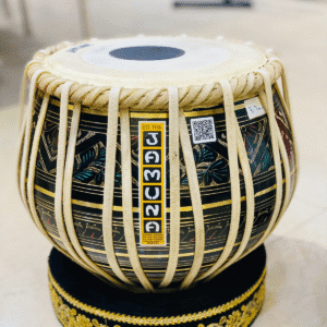JAMUNA Black Hand Engraved Bayan (Tabla Dagga)