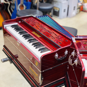 JAMUNA PRO 10 Special 3 Line Harmonium for Professionals | Without Stoppers | With Left Coupler