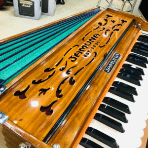 JAMUNA® Special, 3.5 Octaves , 9 Stoppers | Standing Harmonium | 2 Line Bass Male JAMUNA Special Reeds Flat Kangi (Baithi Kangi)