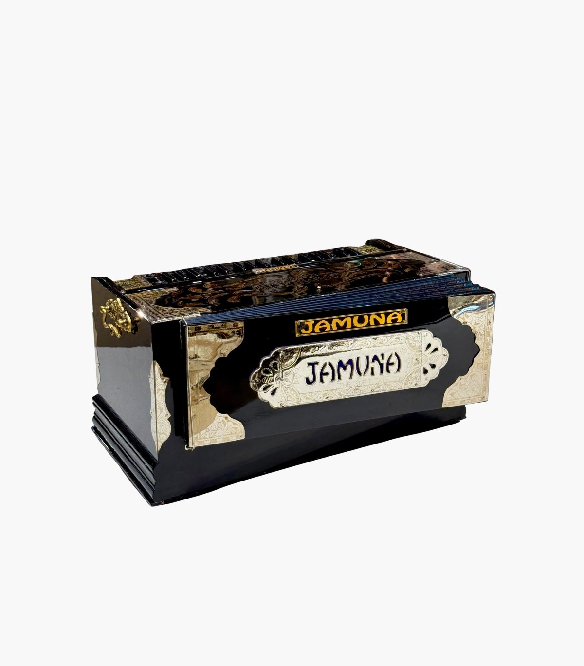 Jamuna 3 Line Palitana Star Harmonium | 9 Scale Changer | Khadi Kangi Reeds | Soft Tone | With Stopper