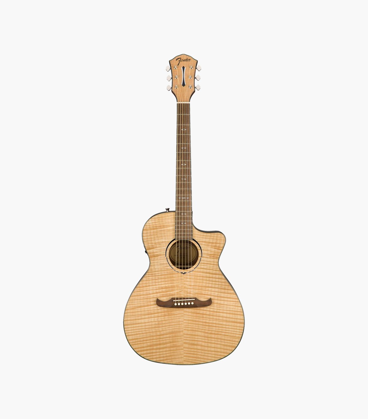 Fender FA-345CE Auditorium Electro-Acoustic Guitar Natural – (0971343021)