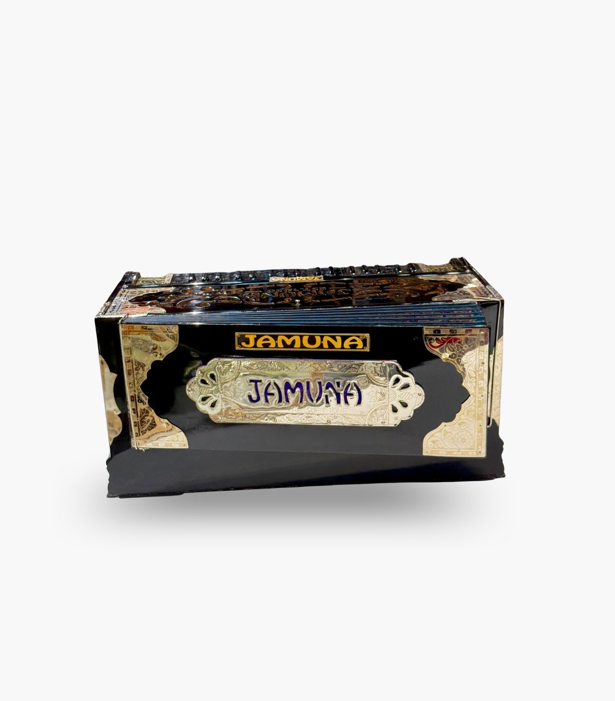 Jamuna 3 Line Palitana Star Harmonium | 9 Scale Changer | Khadi Kangi Reeds | Soft Tone | With Stopper