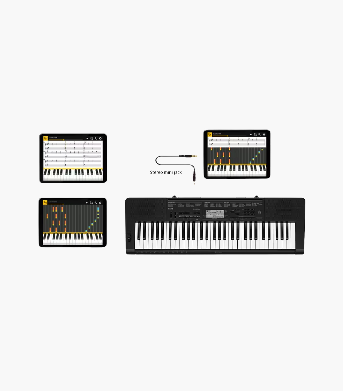 Casiotone CTK-3500 61-Key Standard Keyboard - JamunaMusic