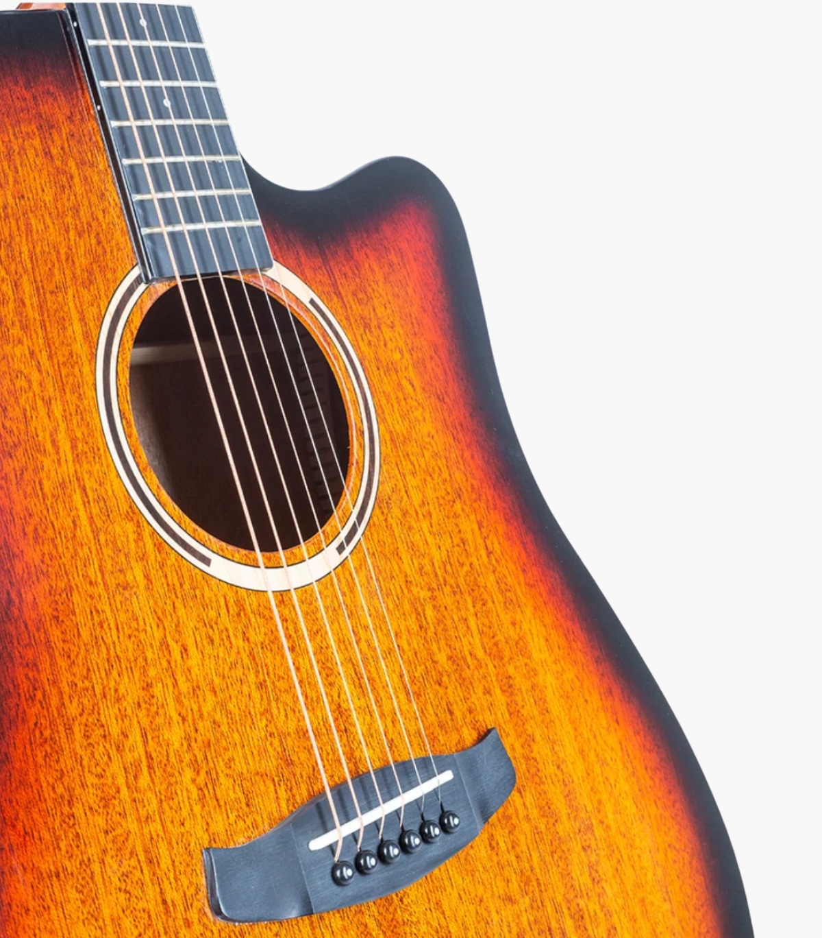 Exotic Dreadnought Venetian Cutaway Venetian Semi Acoustic Guitar
