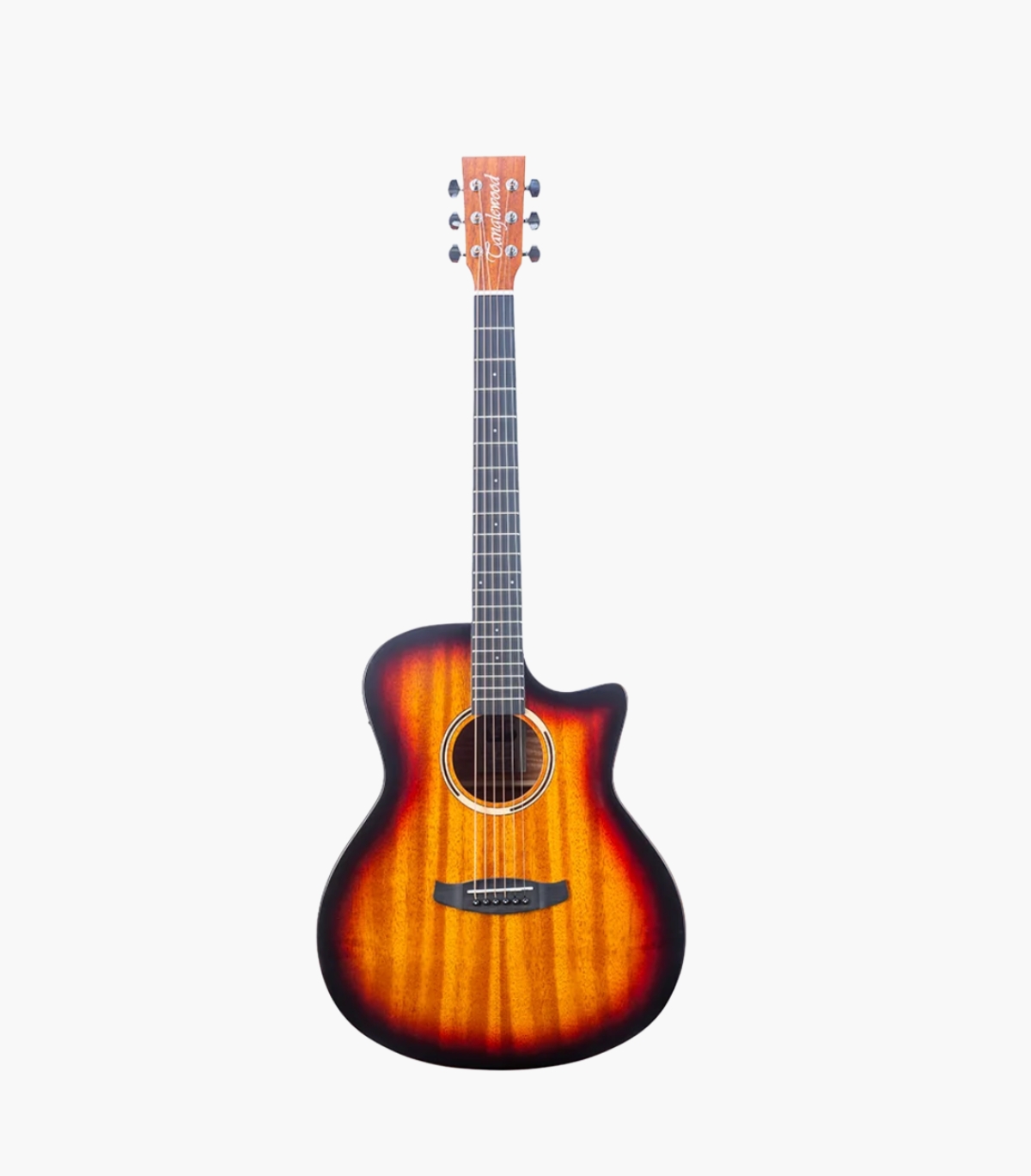 Tanglewood DBT VCE SBG – Discovery Exotic Venetian Cutaway Semi Acoustic Guitar – Sunburst Gloss Finish