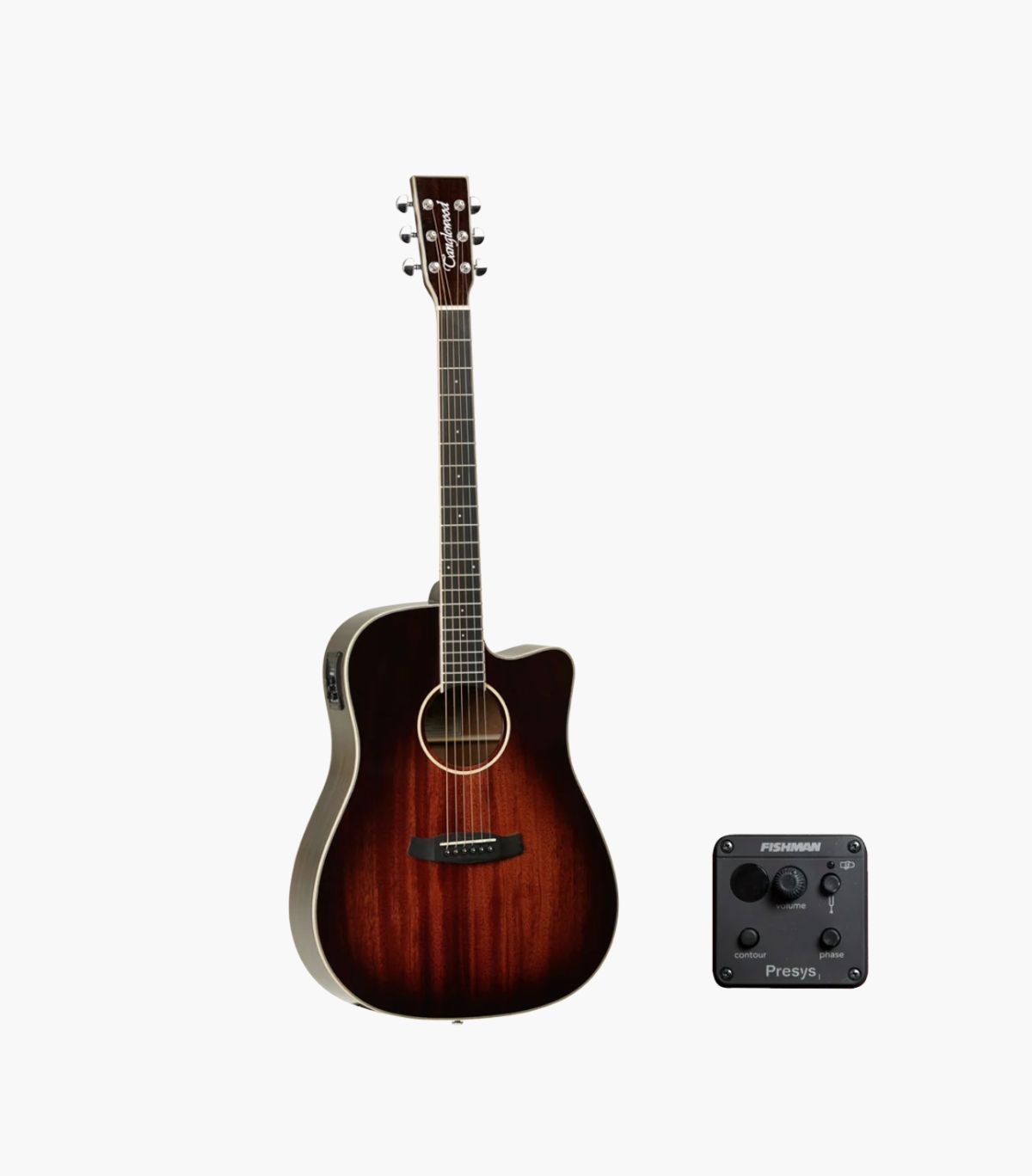 Tanglewood TW5CEAVB Cutaway Electro Acoustic Guitar – Autumn Vintage Gloss